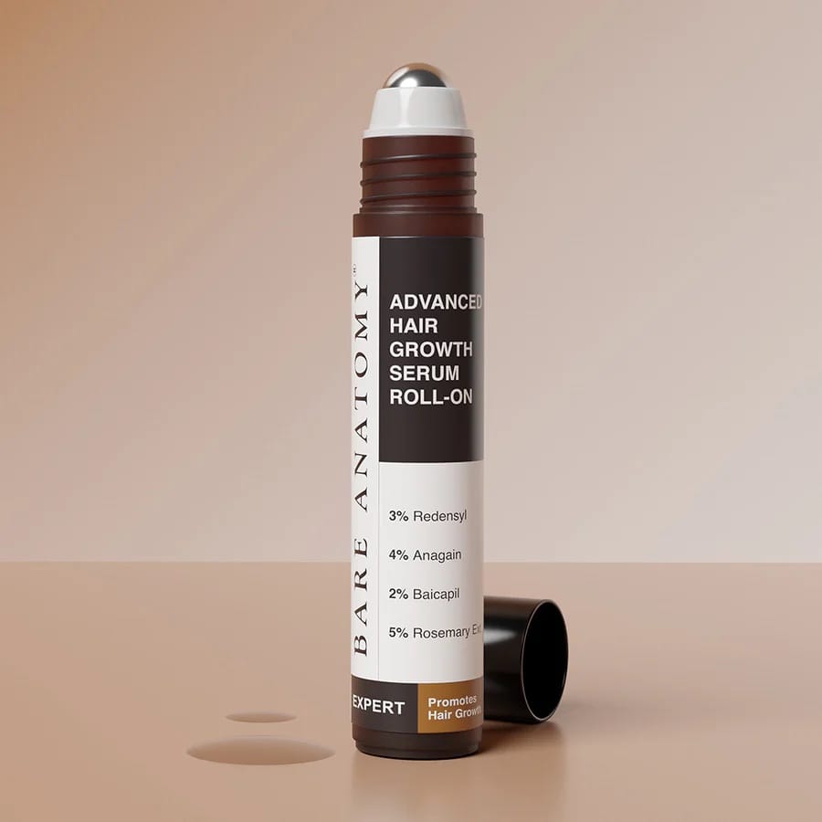 Bare Anatomy Advanced Hair Growth Serum Roll-On| | 25ml