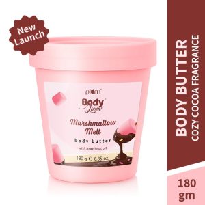 Plum BodyLovin' Marshmallow Melt Body Butter | Shea Butter & Brazil Nut Oil for Deep Moisturization | | 180gm