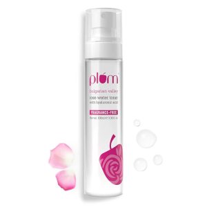 Plum Bulgarian Valley Rose Water Face Toner | for Oily Acne Prone Dry Combination Skin