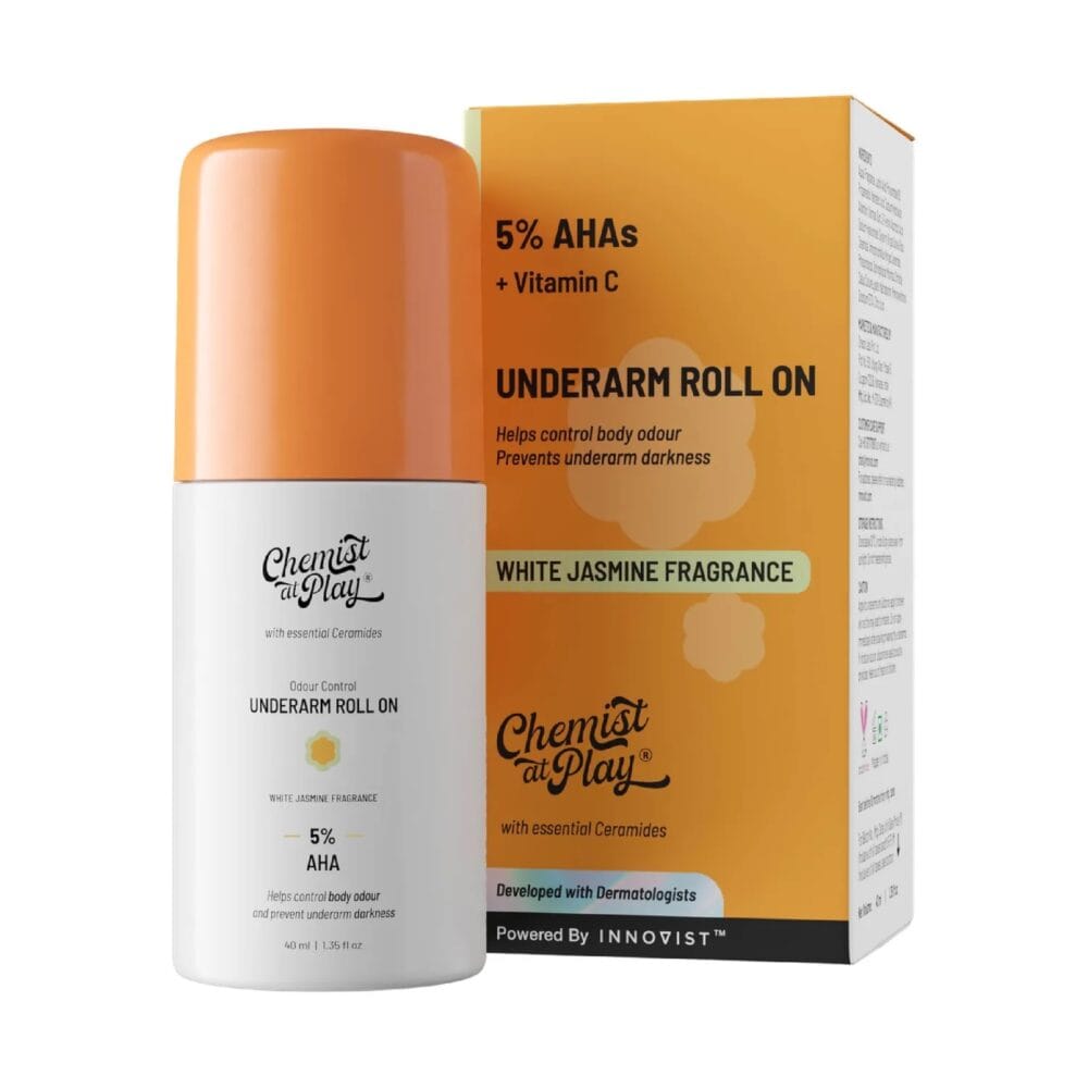 Chemist at Play UnderArm Roll-On | Jasmine Fragrance