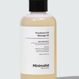 Minimalist Baby Massage Oil -Fragance Free, Mineral Oil Free | 200ml