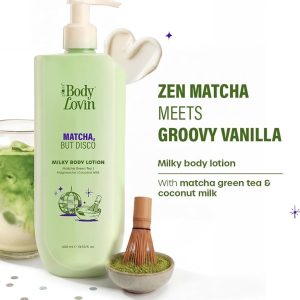 Plum BodyLovin’ Matcha Lotion | Calming & Smoothening Body Lotion | | 400 ml