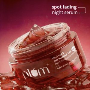 Plum Black Rice & Niacinamide-Jelly Serum | visibly reduce dark spots| | 25g