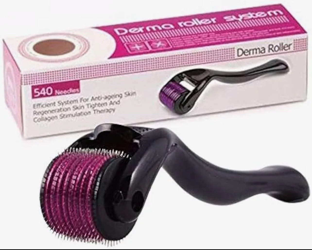 Derma Roller 0.5mm for Hair & Beard Growth – Micro Needles for Hair Regrowth