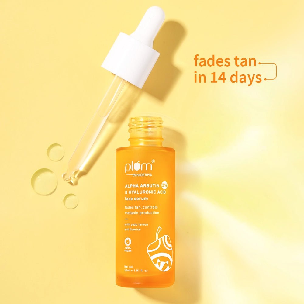 2% Alpha Arbutin & Hyaluronic Acid Tan Fading Face Serum For All Skin Types - Image 3