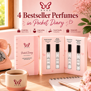 Plum Pocket Diary Perfume Discovery Set by Plum BodyLovin'
 (each bottle 8ml x 4) 32 ml