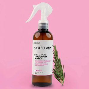 Soulflower Rosemary Water Spray for Hair Growth | Hair Regrowth Spray | 100ml