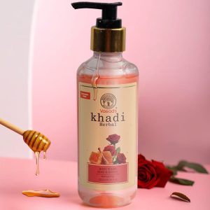 VaGad's Rose & Honey Bodywash by Khadi India- 200ml
Exp: 07/ 2029