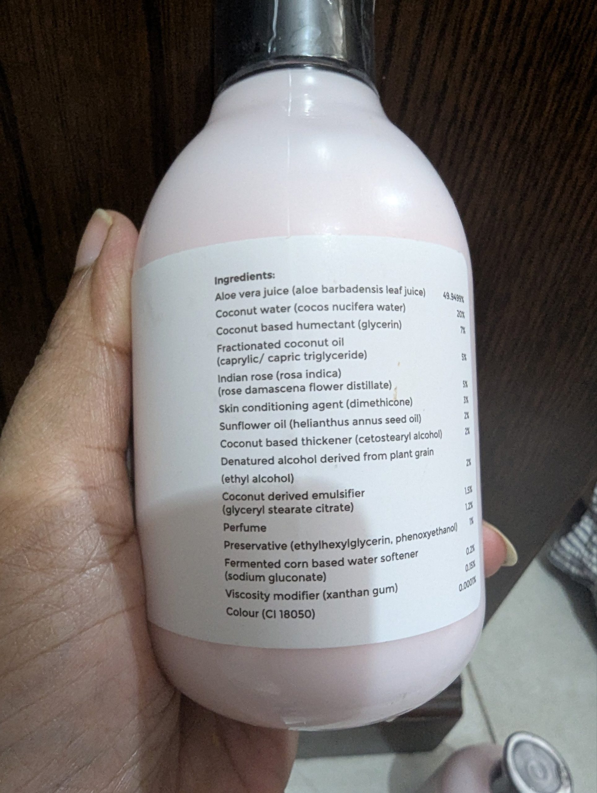 Brillare Natural Rose & Coconut Body Lotion 200ml - Image 3
