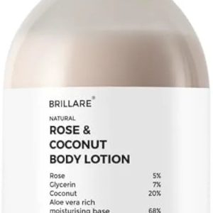 Brillare Natural Rose & Coconut Body Lotion 200ml