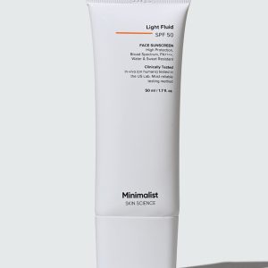 Minimalist Light Fluid Sunscreen SPF 50 for Oily Skin (PA++++) | No White Cast | | 50ml